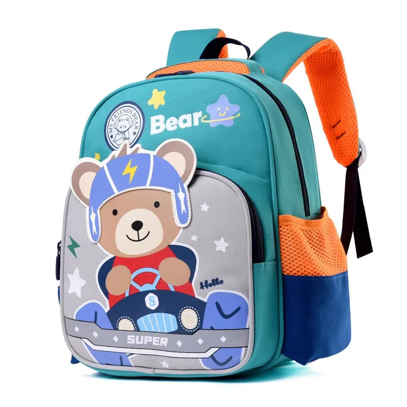 Fashionable Cartoon Girls Boys Nursery School Bags Waterproof Travel Backpacks Bookbag Lightweight School Backpack Bag
