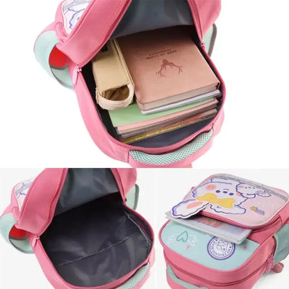 Fashionable Cartoon Girls Boys Nursery School Bags Waterproof Travel Backpacks Bookbag Lightweight School Backpack Bag