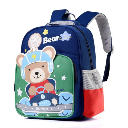 Fashionable Cartoon Girls Boys Nursery School Bags Waterproof Travel Backpacks Bookbag Lightweight School Backpack Bag