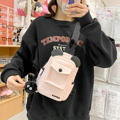 Fashionable Children Sling Bag Waterproof Sling Backpack Lightweight Crossbody Chest Bag Daypack Hiking Travel for Women Men