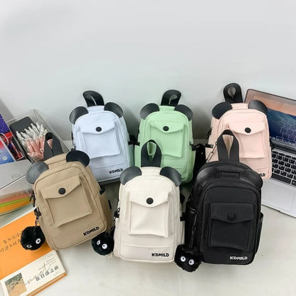 Fashionable Children Sling Bag Waterproof Sling Backpack Lightweight Crossbody Chest Bag Daypack Hiking Travel for Women Men