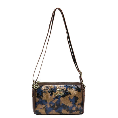 Fashionable Contrasting Color Design Single Shoulder Bag Luxury Brand Women's Crossbody Bags High Quality Leather Female Handbag