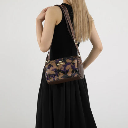 Fashionable Contrasting Color Design Single Shoulder Bag Luxury Brand Women's Crossbody Bags High Quality Leather Female Handbag