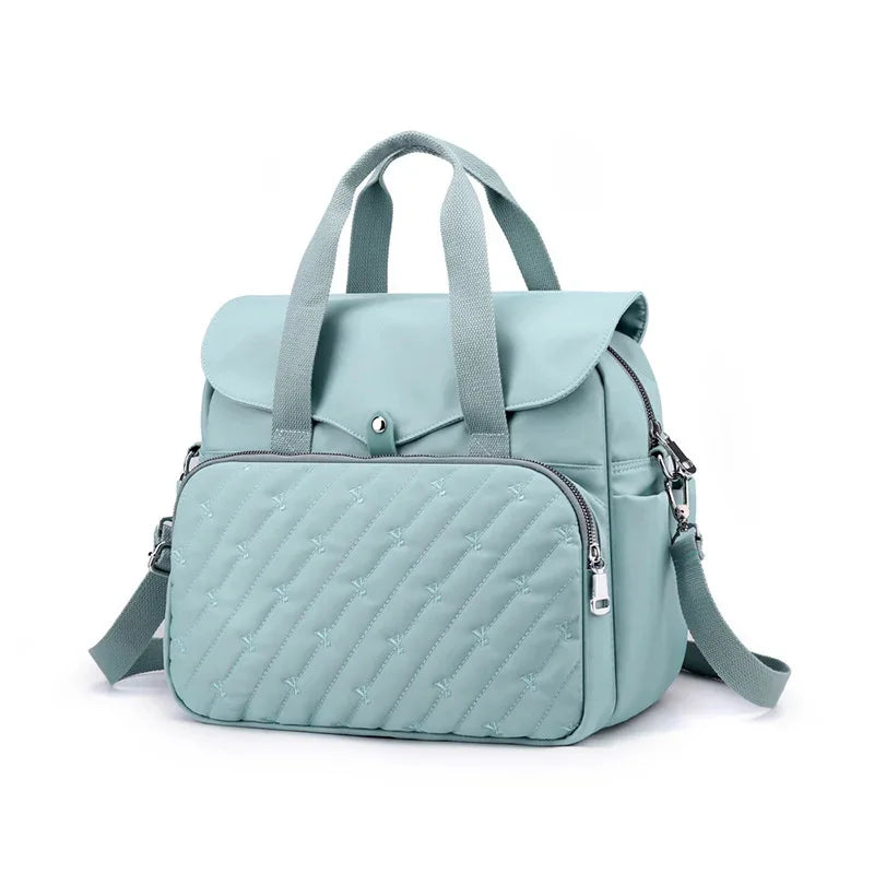 Fashionable Dwaterproof Waterproof One-shoulder Portable Diaper Storage Bag Suitable for Newborn Mothers Baby Maternit