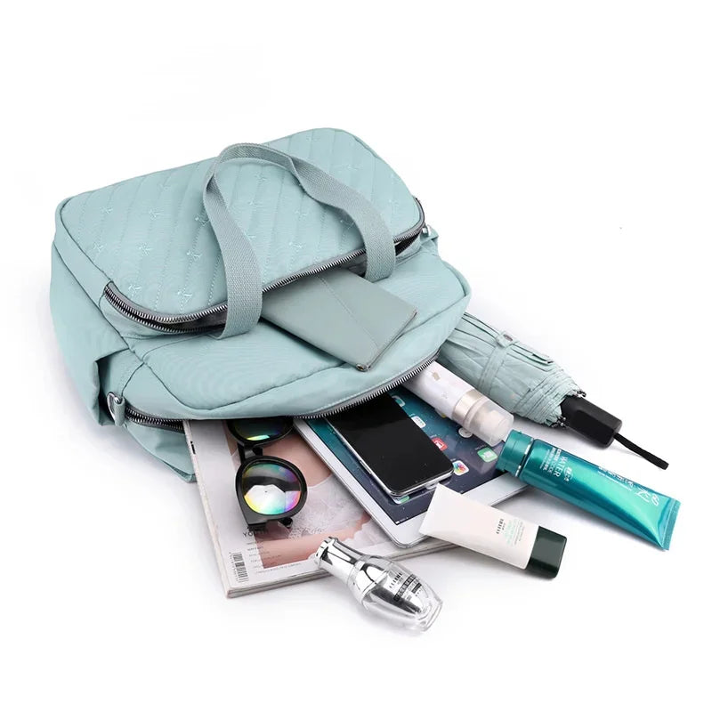 Fashionable Dwaterproof Waterproof One-shoulder Portable Diaper Storage Bag Suitable for Newborn Mothers Baby Maternit