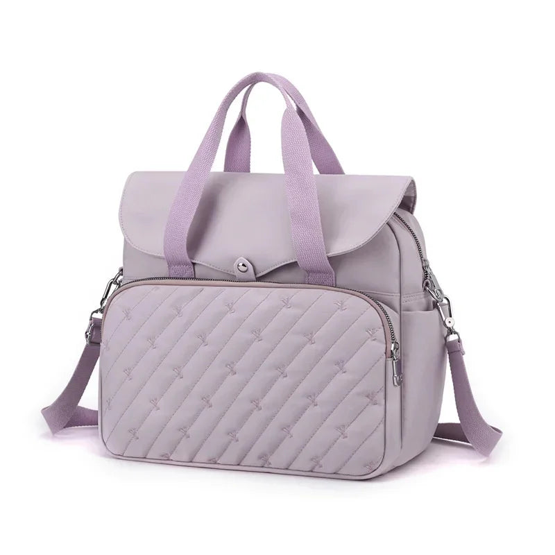 Fashionable Dwaterproof Waterproof One-shoulder Portable Diaper Storage Bag Suitable for Newborn Mothers Baby Maternit