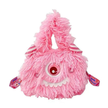 Fashionable Girls Bag Women Plush Tote Autumn/Winter Handbag Elegant Ladies Bag