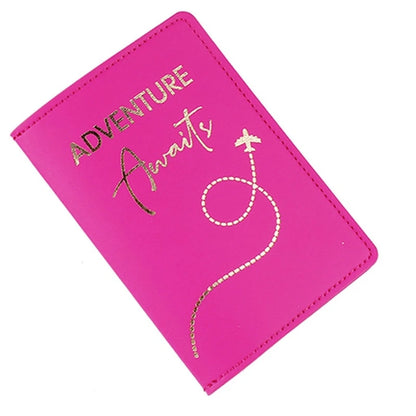 Fashionable Lover Couple Passport Cover Gift for Travelers Credit Card Holder