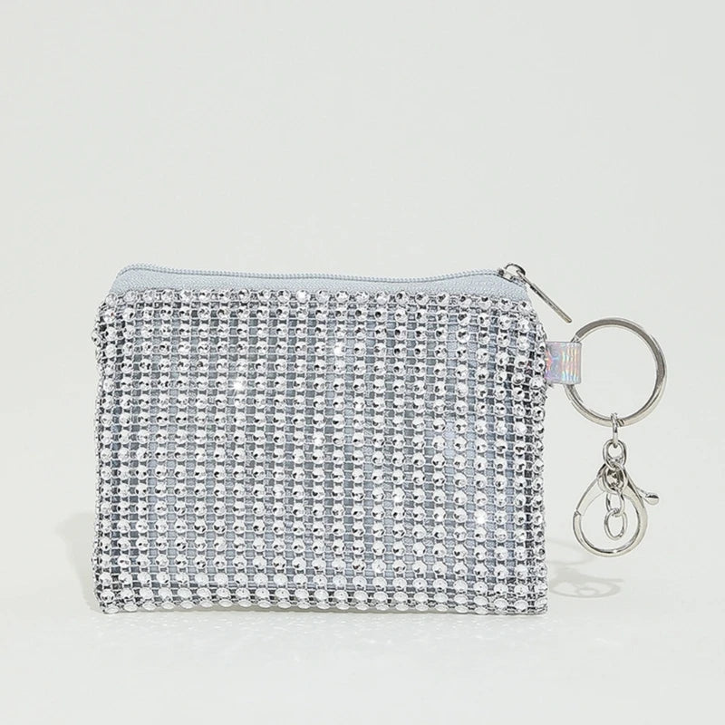 Fashionable Mini Coin Purse Keychain Wallet with Zipper Closure Perfect for Fashionistas and Party