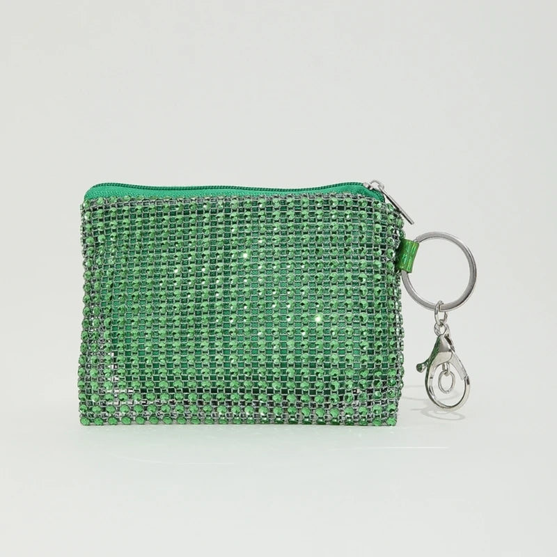 Fashionable Mini Coin Purse Keychain Wallet with Zipper Closure Perfect for Fashionistas and Party