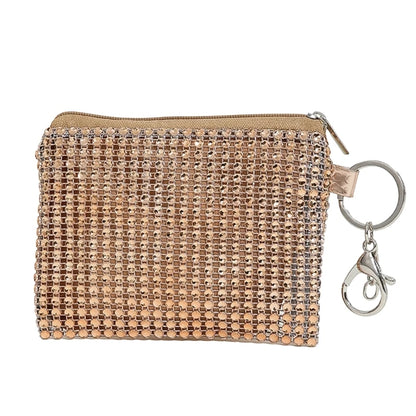 Fashionable Mini Coin Purse Keychain Wallet with Zipper Closure Perfect for Fashionistas and Party