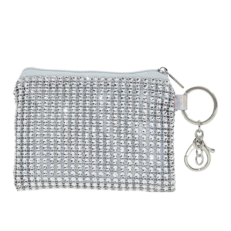 Fashionable Mini Coin Purse Keychain Wallet with Zipper Closure Perfect for Fashionistas and Party
