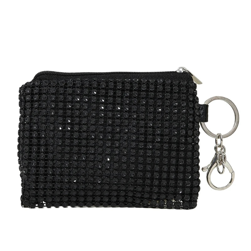 Fashionable Mini Coin Purse Keychain Wallet with Zipper Closure Perfect for Fashionistas and Party