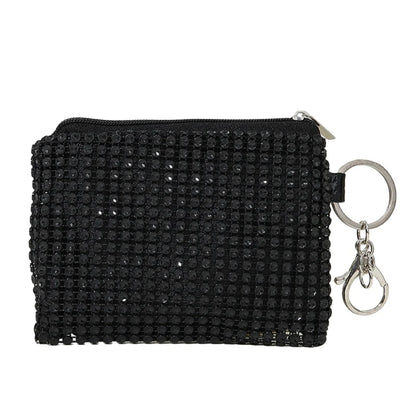 Fashionable Mini Coin Purse Keychain Wallet with Zipper Closure Perfect for Fashionistas and Party