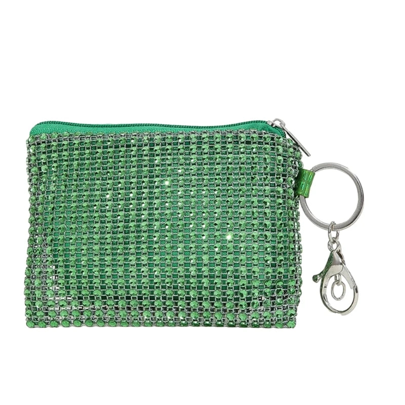 Fashionable Mini Coin Purse Keychain Wallet with Zipper Closure Perfect for Fashionistas and Party