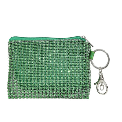 Fashionable Mini Coin Purse Keychain Wallet with Zipper Closure Perfect for Fashionistas and Party