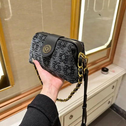 Fashionable PU Trendy Dumpling Bags, Retro Temperament Handbag, High-end Shoulder Bag, Armpit Bags, Pleated Clip Bag