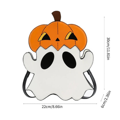 Fashionable Pumpkin Shaped PU Shoulder Bags Crossbody Bag for Women