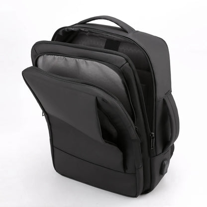 Fashionable USB Charging Travel Backpack with Expandable Design for Men Business Commuter Laptop Backpacks school bags mochilas