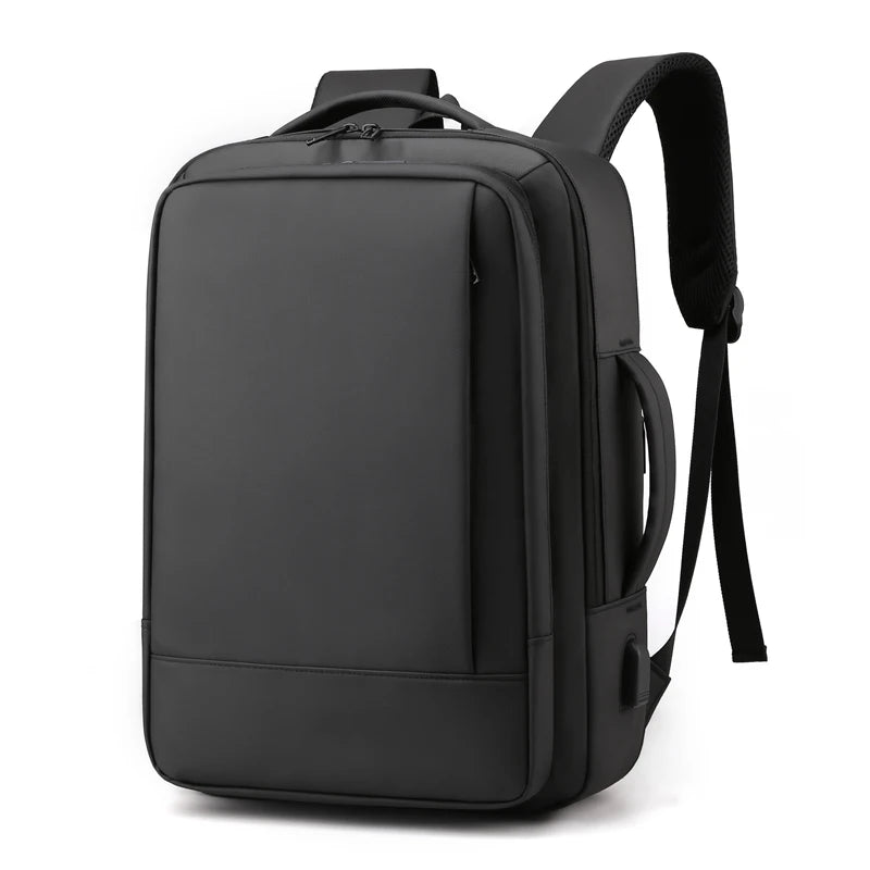 Fashionable USB Charging Travel Backpack with Expandable Design for Men Business Commuter Laptop Backpacks school bags mochilas