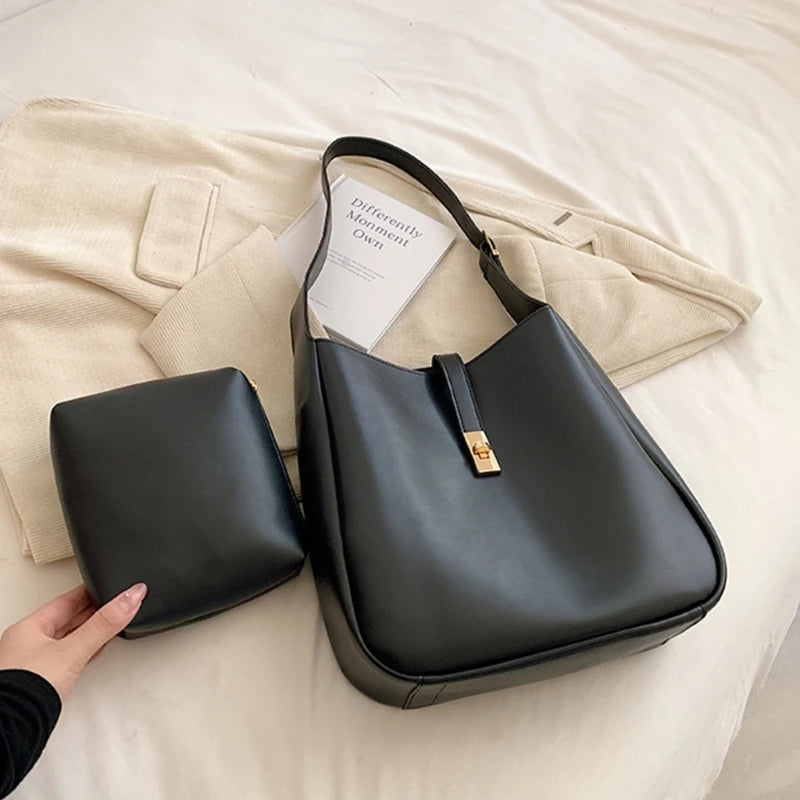 Fashionable Women Handbag PU Crossbody Perfect for Work School & Travel