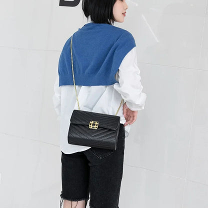 Fashionable Women's Bag 2024 Summer New Niche Design Chain Shoulder and Versatile Crossbody Bag Handbag