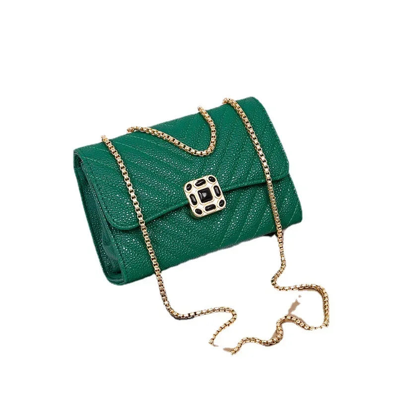Fashionable Women's Bag 2024 Summer New Niche Design Chain Shoulder and Versatile Crossbody Bag Handbag