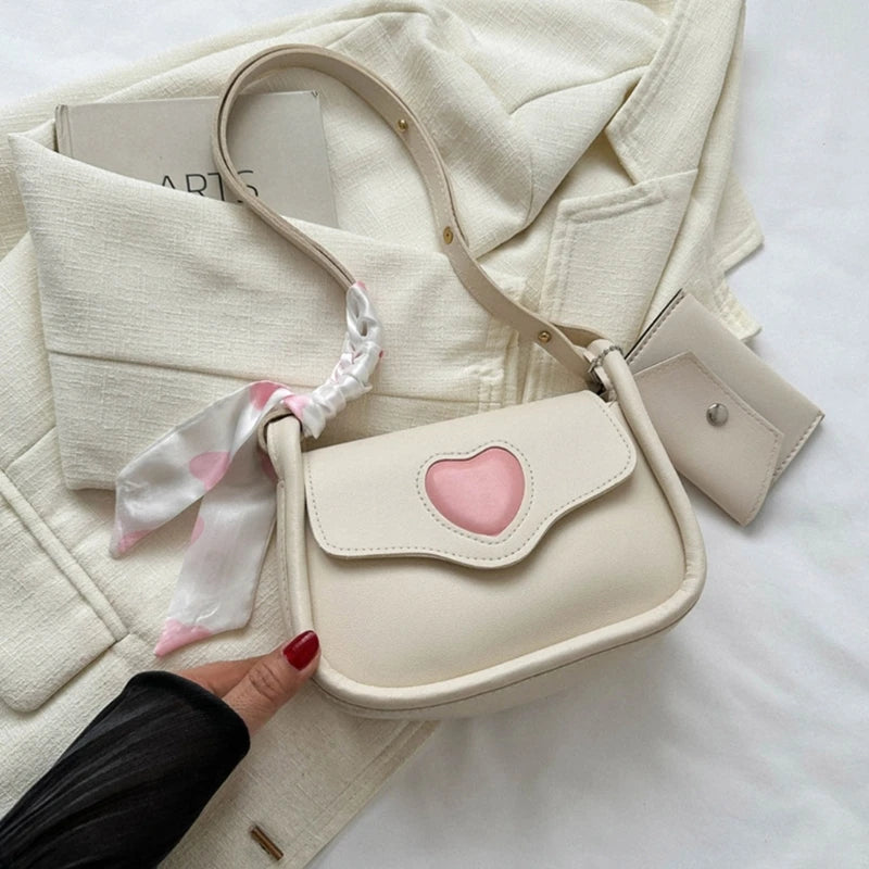 Fashionable and Durable PU Underam Bag Trendy and Versatile Shoulder Bag