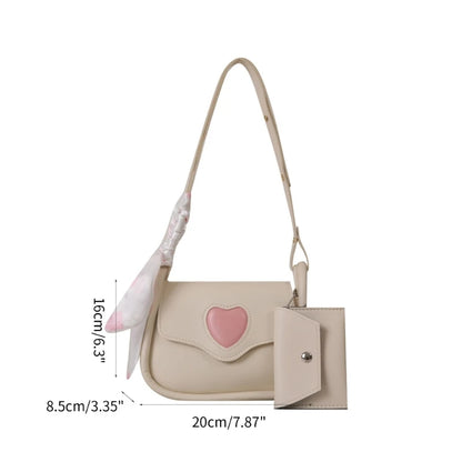 Fashionable and Durable PU Underam Bag Trendy and Versatile Shoulder Bag