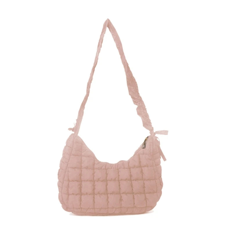 Fashionable and Durable Pleated Single Shoulder Bag Crossbody Sling Bags