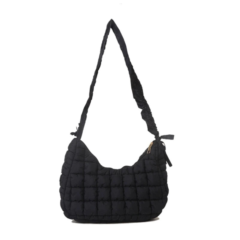 Fashionable and Durable Pleated Single Shoulder Bag Crossbody Sling Bags