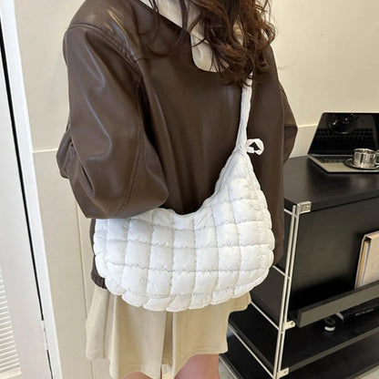 Fashionable and Durable Pleated Single Shoulder Bag Crossbody Sling Bags