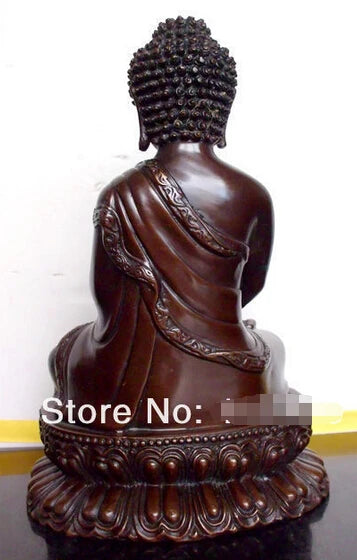 Fast shipping Tibet SHAKYAMUNI BUDDHA BRONZE STATUE