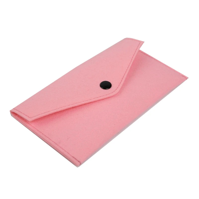 Felt Coin Wallet Women Men Purse Change Bag ID Credit Card Holder