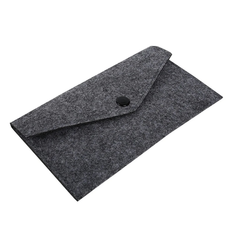 Felt Coin Wallet Women Men Purse Change Bag ID Credit Card Holder
