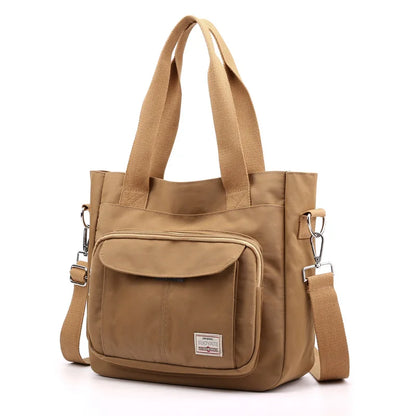 Female Bag Shoppers Simple Fashion Zipper Handbags Shoulder Waterproof Large Capacity Tote Bags 2024 Women's Crossbody
