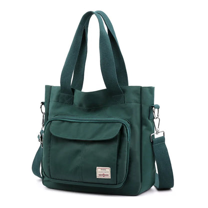 Female Bag Shoppers Simple Fashion Zipper Handbags Shoulder Waterproof Large Capacity Tote Bags 2024 Women's Crossbody