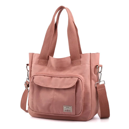 Female Bag Shoppers Simple Fashion Zipper Handbags Shoulder Waterproof Large Capacity Tote Bags 2024 Women's Crossbody
