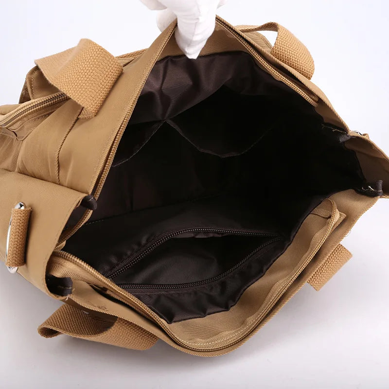 Female Bag Shoppers Simple Fashion Zipper Handbags Shoulder Waterproof Large Capacity Tote Bags 2024 Women's Crossbody