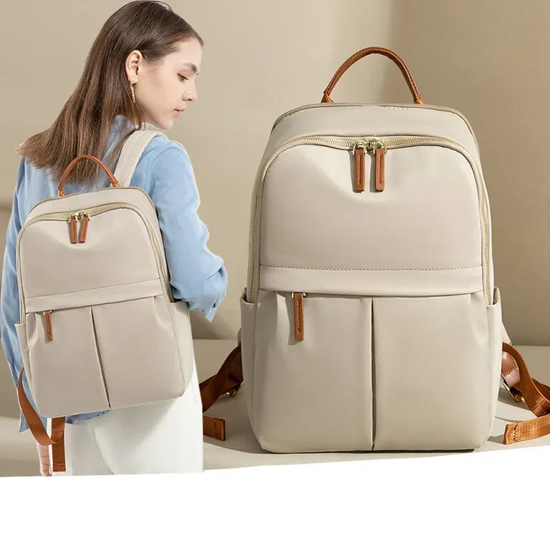 Female Bags High-capacity Lightweight Backpacks For Women Waterproof Wear-resistant 15 Inch Laptop Bag For Girls To Travel