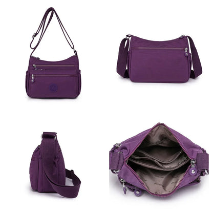 Female Bags Shoulder Bags Nylon Mochilas Female Messenger Bags Travel Shopping Multi Storey Large Capacity Crossbody Bolsos