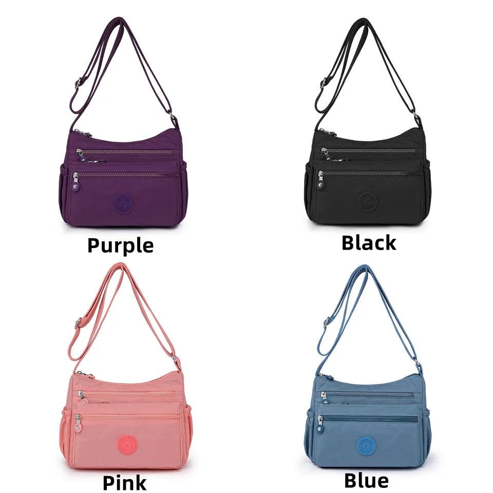Female Bags Shoulder Bags Nylon Mochilas Female Messenger Bags Travel Shopping Multi Storey Large Capacity Crossbody Bolsos