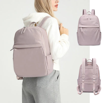 Female Bags Travel Laptop Trend 2024 Handbag Waterproof Simple Casual Commuting New Backpack Ladies Bag Elegant Small Backpacks
