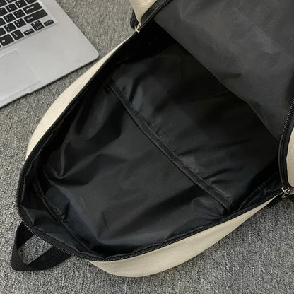 Female Canvas Vintage Laptop Student Bag  Lady Kawaii College Backpack Trendy Women School Bag Girl Cute Travel Backpack Fashion