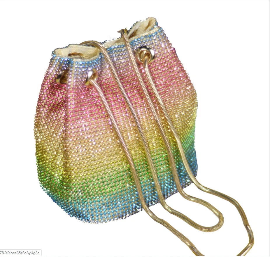 Female Diamonds Evening Bag Clutch Bags Women Luxury Pearl Beaded Metallic Handbags Ladies Wedding Party Purse Clutches Bags