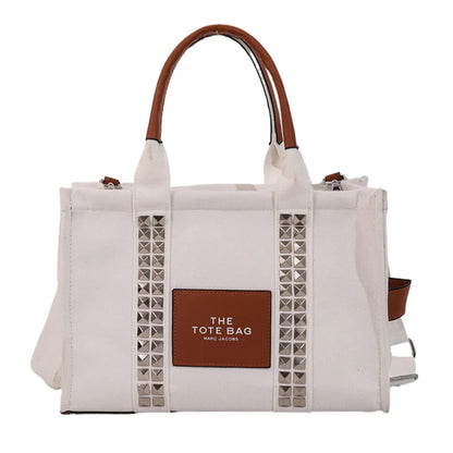 Female Fashion Canvas Crossbody Bag Women Senior Retro High Capacity Shoulder Bag Ladies Exquisite Versatile Shopping Travel Bag