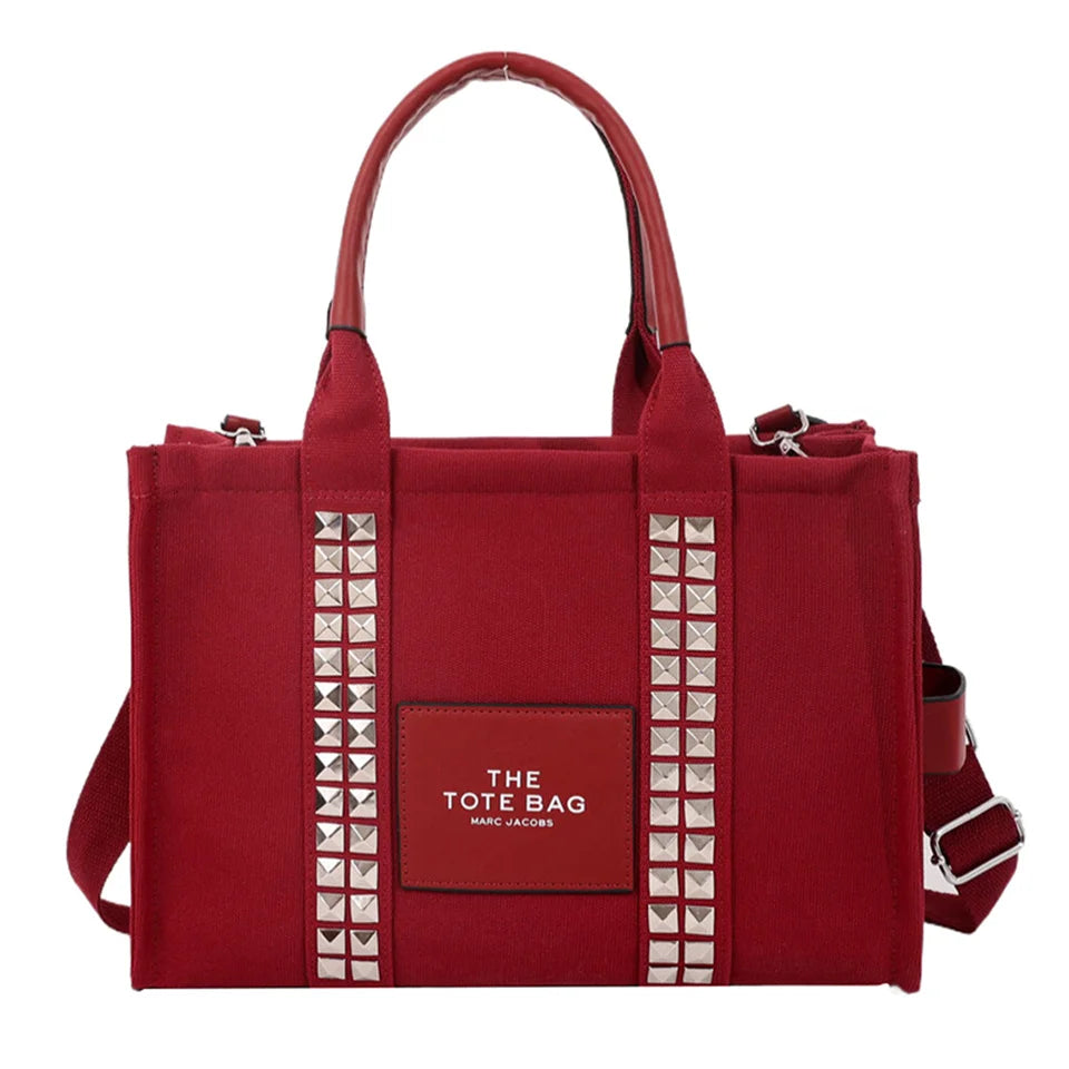 Female Fashion Canvas Crossbody Bag Women Senior Retro High Capacity Shoulder Bag Ladies Exquisite Versatile Shopping Travel Bag