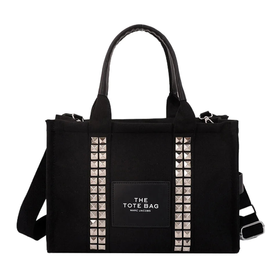 Female Fashion Canvas Crossbody Bag Women Senior Retro High Capacity Shoulder Bag Ladies Exquisite Versatile Shopping Travel Bag