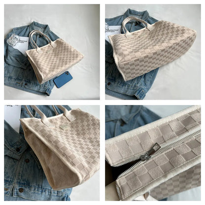 Female Fashion Canvas Shoulder Bags Women Retro Versatile Large-Capacity Handbags Ladies Simplicity Luxury Shopping Travel Bags