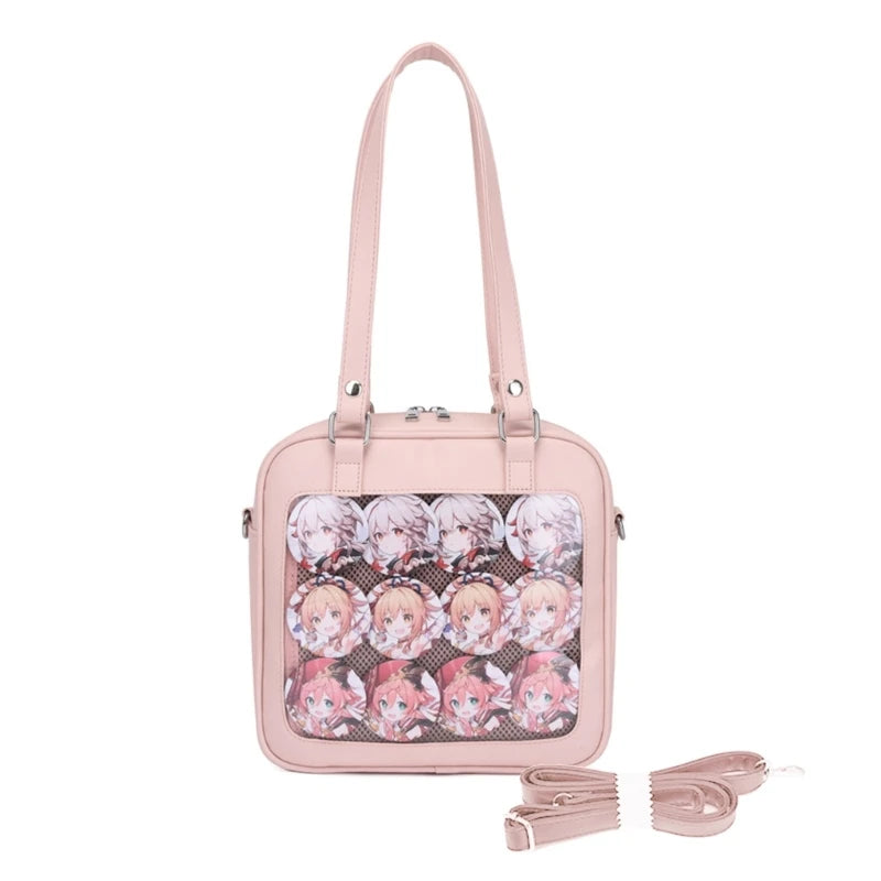 Female Handbag Womens 3 Ways  Bag Student Clear School Bag Shoulder Bad